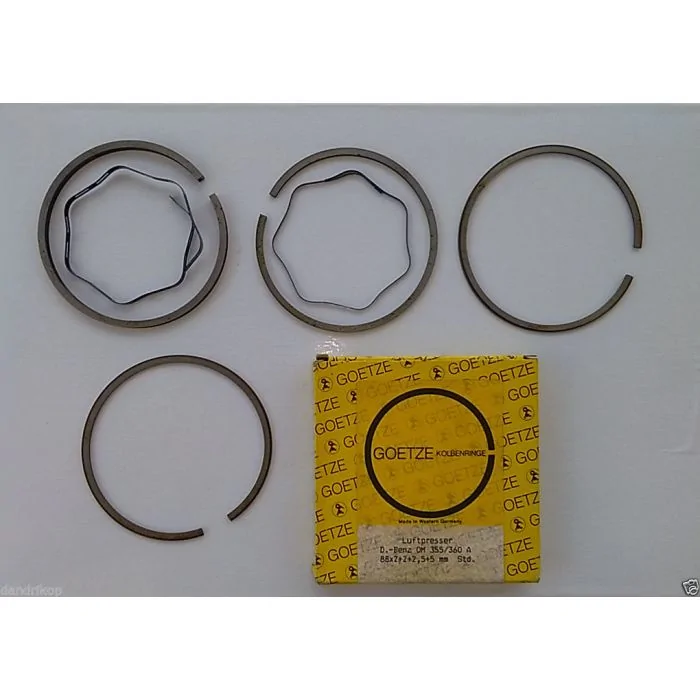 Piston Ring Set for MERCEDES-BENZ OM 355.960, 962, 963, 964 Compressors (88mm)