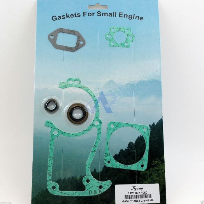 Gasket & Oil Seals Set for STIHL 034AV, 034S, 036, MS340, MS360 [#11250071050]